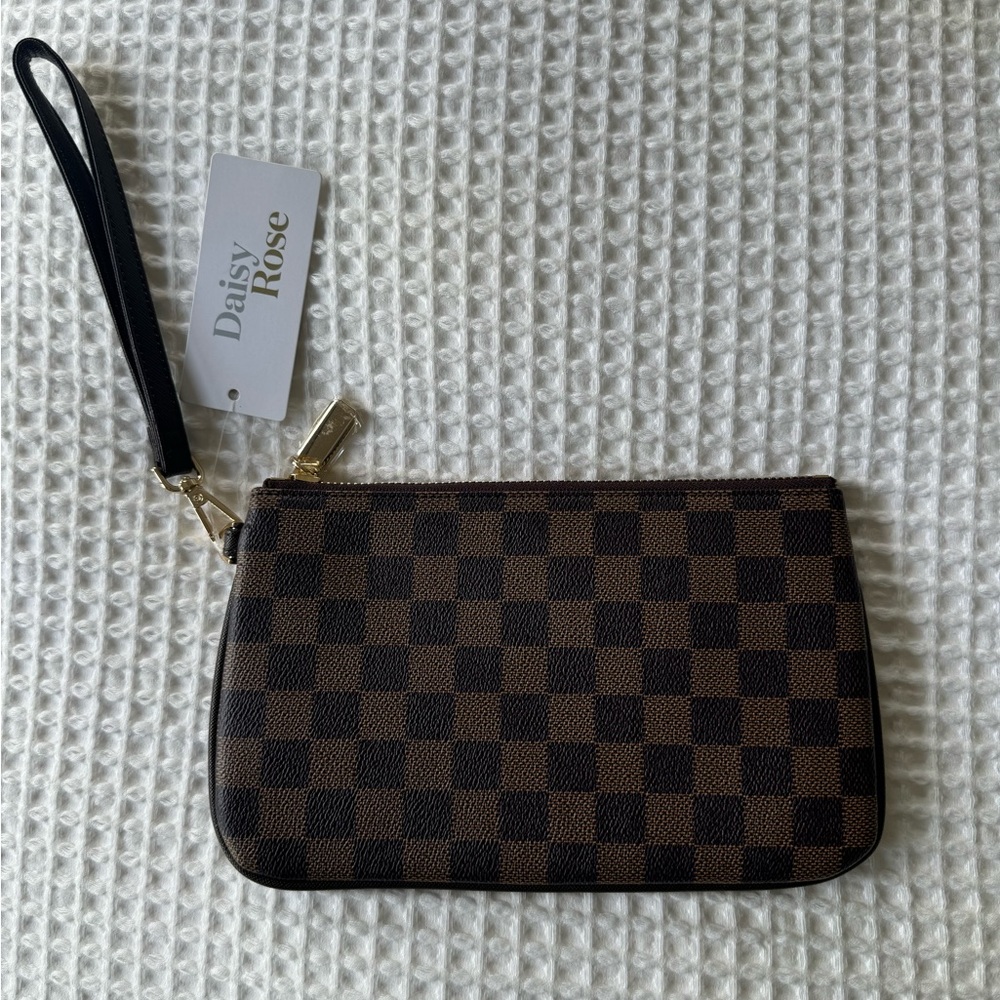 Daisy Rose Zip Wristlet Wallet and Phone Clutch